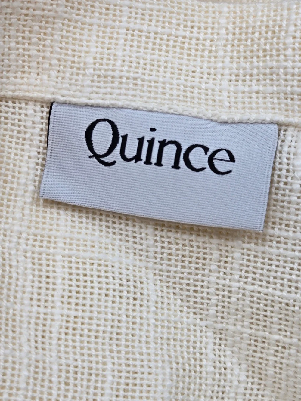 NWT QUINCE Set Of 4 48x84 Cotton Sheer Curtains Ivory 9751
